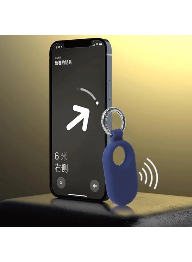 فكرة غطاء Fekra لـ Samsung Galaxy SmartTag 2 (2023) جراب واقي من السيليكون لمحدد المواقع Galaxy Smart Tag 2 غطاء واقي مضاد للضياع - Image 3